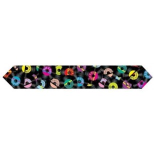 50s Rock & Roll Record Party Table Runner