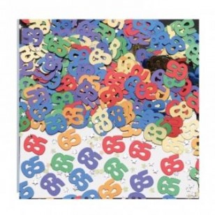 65th Birthday Table Confetti