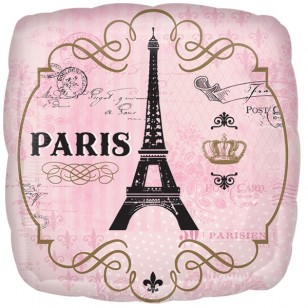 A Day in Paris Pink Balloon