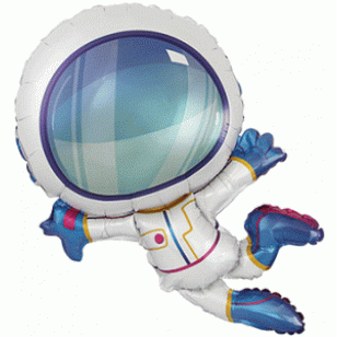 Astronaut Spaceman Space Supershape Balloon Astronaut Spaceman Space Supershape Balloon