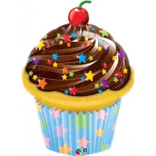 Chocolate Cupcake Supershape Balloon
