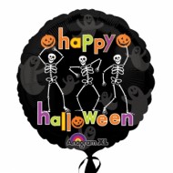 Dancing Skeletons Halloween Balloon