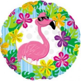 Island Party Luau Flamingo Balloon