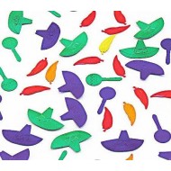 Mexican Mexico Chilli Maraca Fiesta Ole Table Confetti
