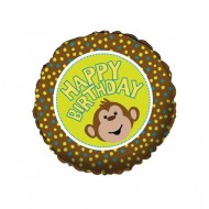 Monkey Jungle Happy Birthday Balloon