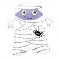 Smiley Mummy Shaped Halloween Balloon