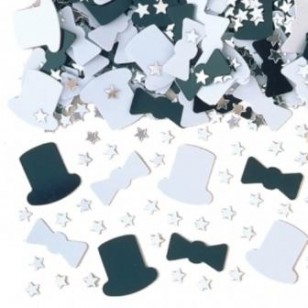 Night on the Town Top Hat Table Confetti