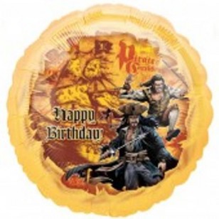 Disney Pirates of the Caribbean Birthday Balloon