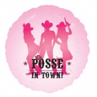 Posse In Town Hen Night Party Balloon