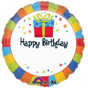 Happy Birthday Presents Personalisable Balloon