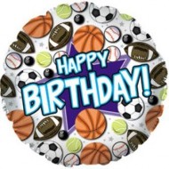 Sports Happy Birthday Balloon