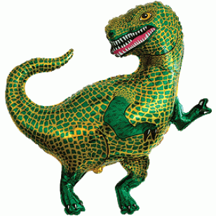 Tyrannosaurus Rex Trex Dinosaur Supershape Balloon