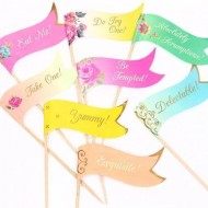 Truly Scrumptious Afternoon Tea Food/Canape Cupcake Flags
