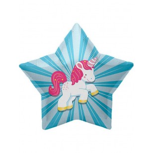 Unicorn Sparkle Happy Birthday Star Balloon