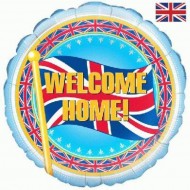 Welcome Home Union Jack Army Balloon