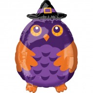 Witchy Owl Halloween Balloon